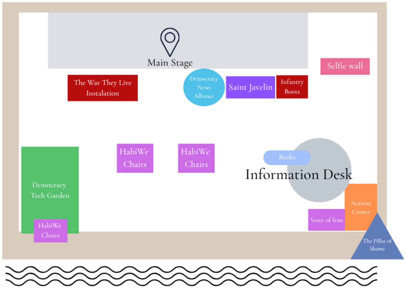 Map of the foyer